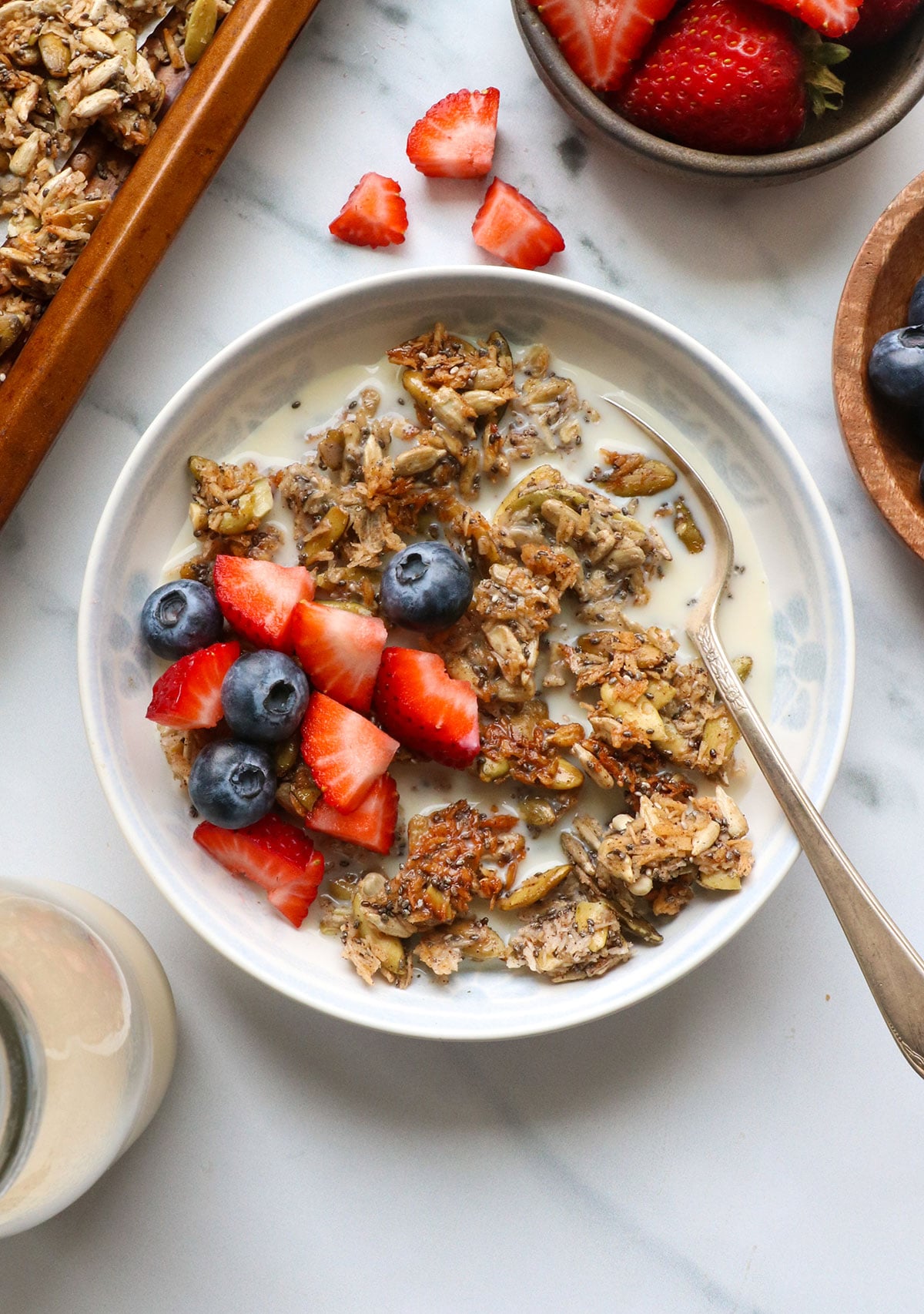 Crunchy Nut-Free Granola: Grain-Free with Coconut (No Oats!)